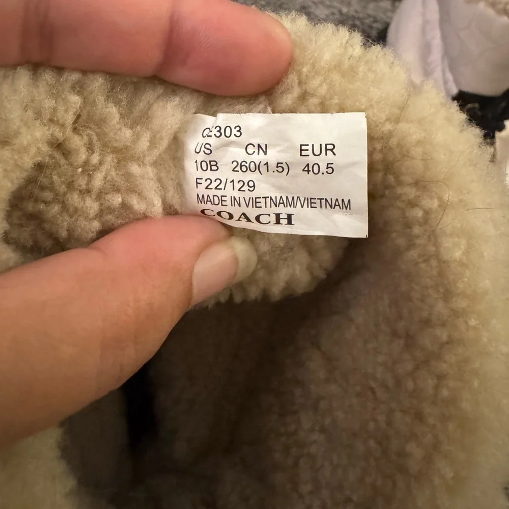 COACH Women’s Kailee Nylon Winter Boots